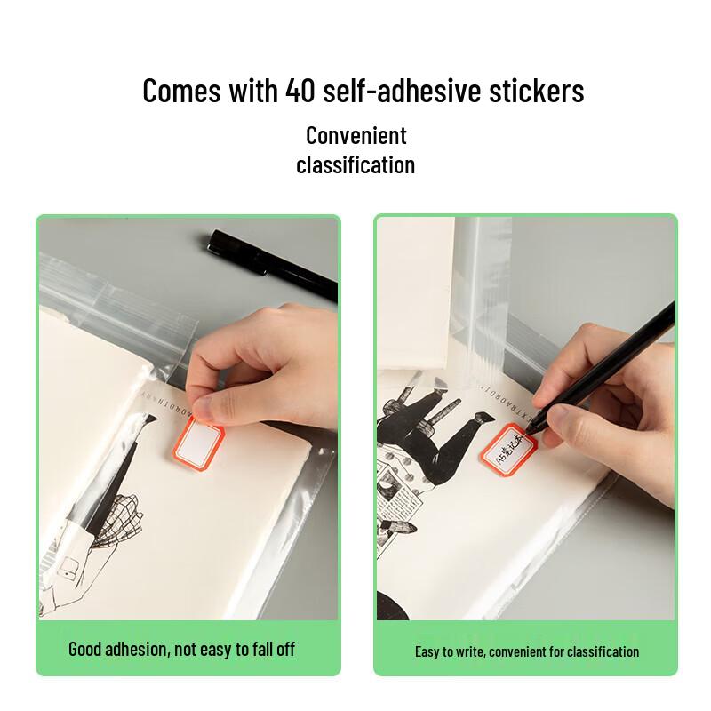 Deli Waterproof Self-Sealing Bags
