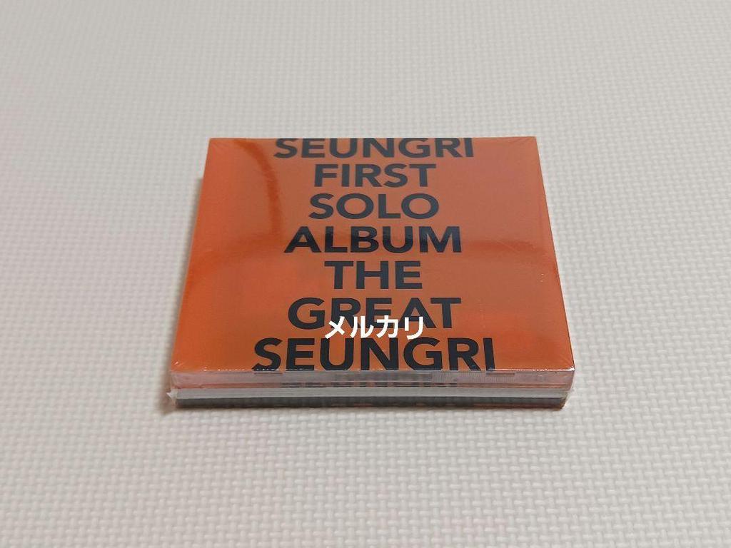 [USED] FIRST SOLO ALBUM THE GREAT SEUNGRI Seungri Korean CD