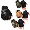 Cycling Kids Tactical Gloves Half Finger Anti-Slip Protective Outdoor Sports Gloves Children Climbing Running Boys Girls Gloves