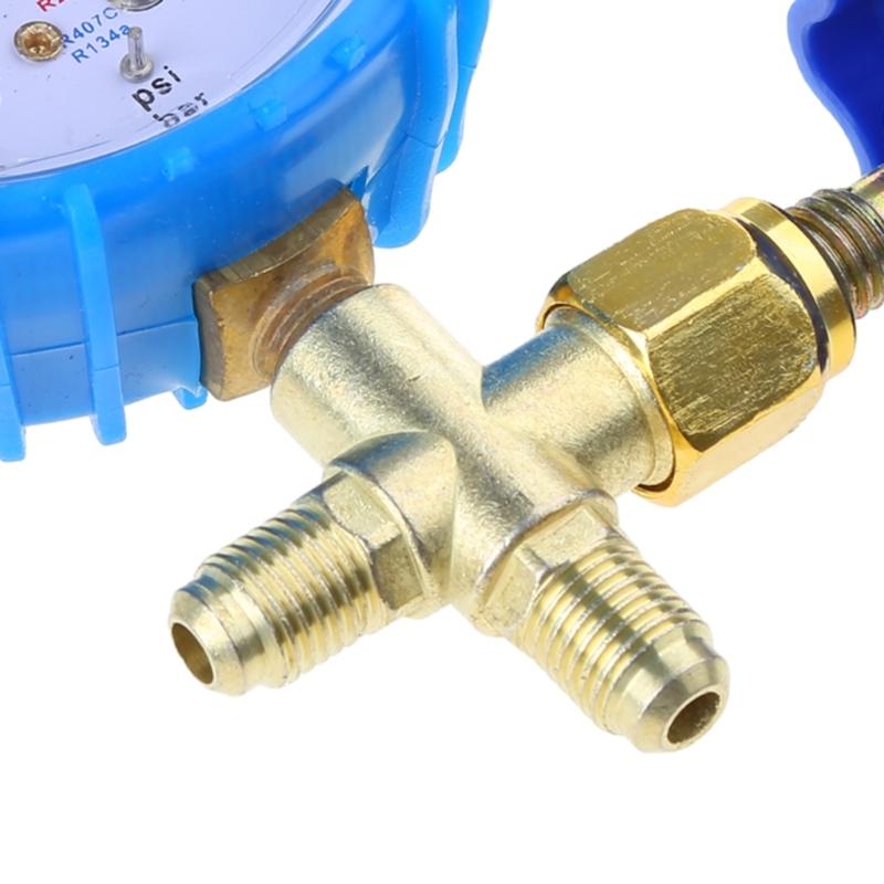 220PSI  500PSI Professional Air Conditioning Refrigerant Recharge Pressure Gauge Manometer