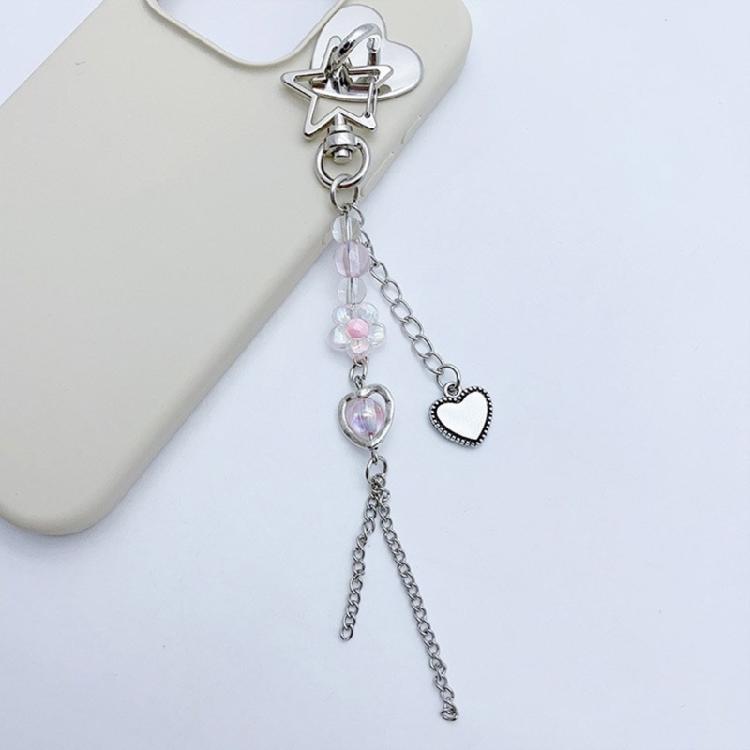 Multicolor Car Keychain for Women Stylish Pentagrams Keyrings for Fashion Lovers