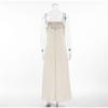 Elegant Cotton Lined Slip Dress Women Solid Color Tube Sleeveless Long Dresses Female 2025 Spring Summer Fashion Lady Beach Dress