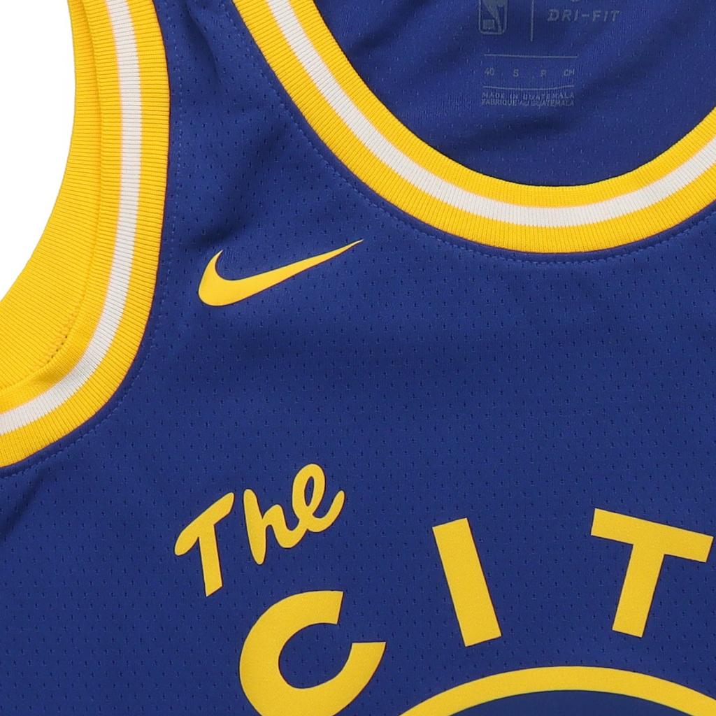 Nike NBA Swingman Jersey Golden State Warriors Classic Edition 2020 Blue/Yellow Men's CN1024-497
