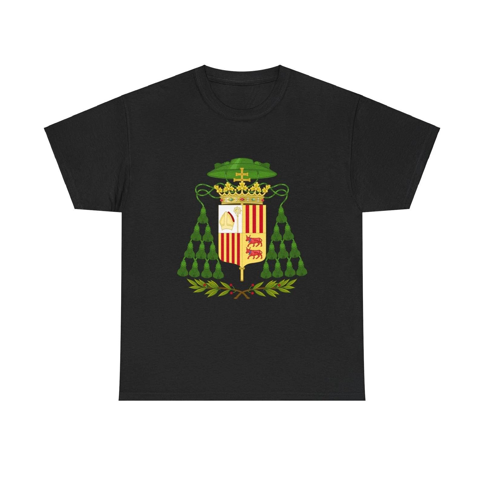 Historical Coat of Arms of Ecclesiastic Co-Prince of Andorra - T shirt 3XL