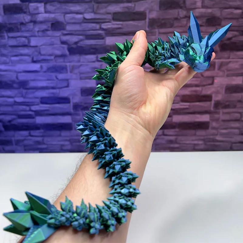 Giant 20.9inch 3D Dragon Figurine - Perfect for Desk, Car & Office Decor | Ideal Gift for Christmas, Thanksgiving & Valentine's