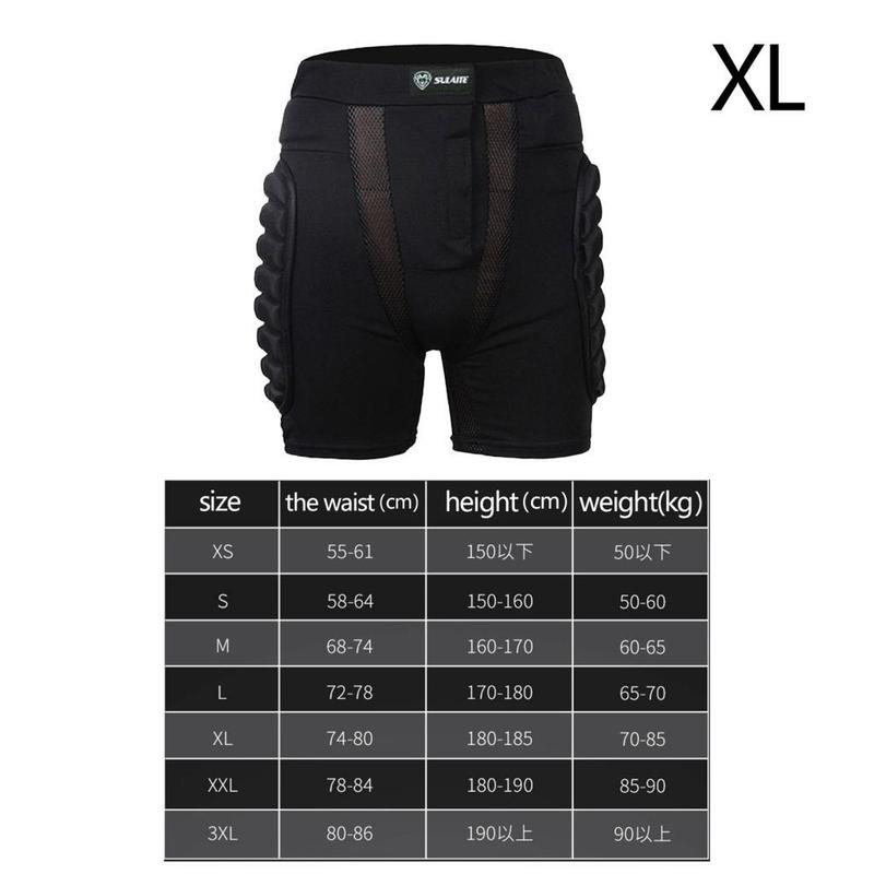 Padded Shorts Protection Hip Pants Impact Resistance for Skating Adults Kids