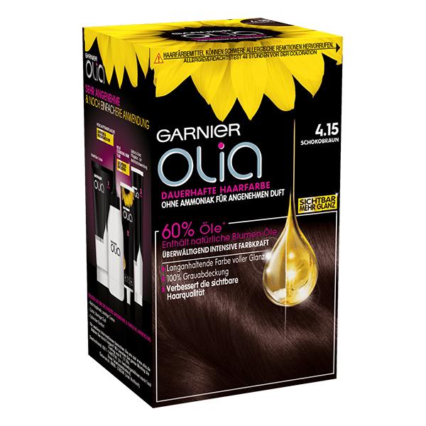 Garnier Olia Hair Color Warm Chocolate Brown 5.35