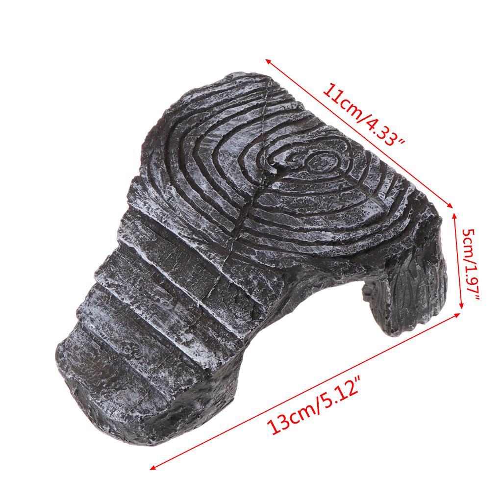 Schildkröten Sonnenplattform Aquarien Ruheterrasse Harz Versteckhöhle Stabile Kletterinsel für Wasserschildkröten