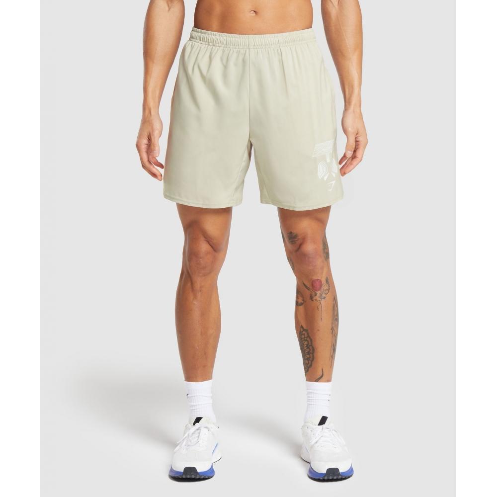 

Gymshark Шорты Hybrid Wellness 7 Pebble Grey A4a8l Gb7p S