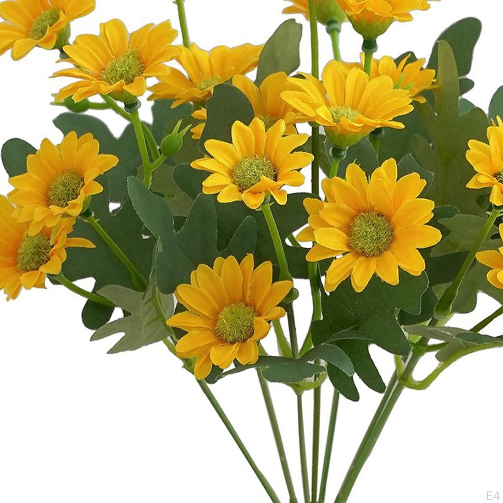 10 Bundles Flower Artificial Flowers Centerpiece Decorative Fake Plants Faux for Garden Party