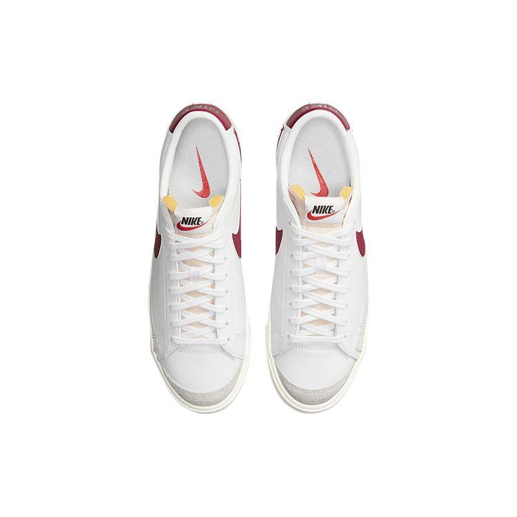 Nike Blazer Low 77 Vintage Team Red Men Sneakers White Sail DA6364-102