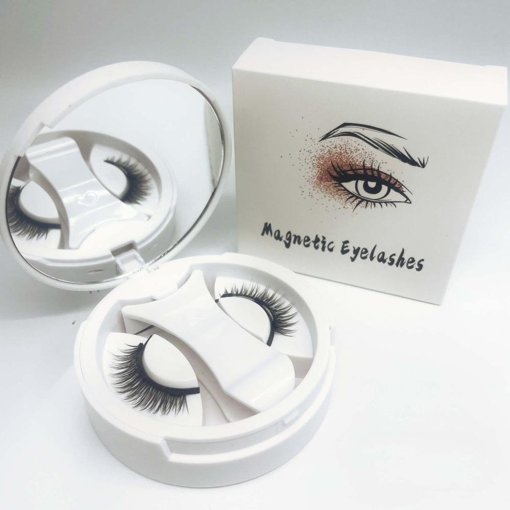Cat Eye Glue Free False Eyelashes Makeup Magnetic Eyelashes with Clip  Makeup Tools