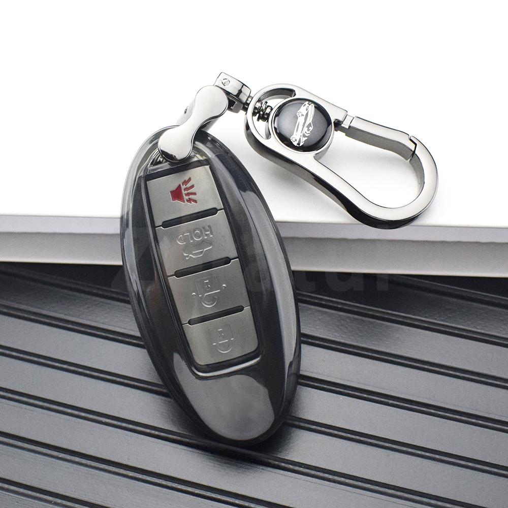 For Nissan Qashqai Juke J10 J11 X-Trail T32 T31 Kicks Tiida Pathfinder Note For Infiniti Tpu Car Remote Key Cover Case Shell Fob