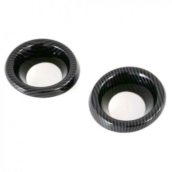 Carbon Fiber Front Fog Lamp Light Ring Trim For Kia Forte Cerato K3 2019-2022