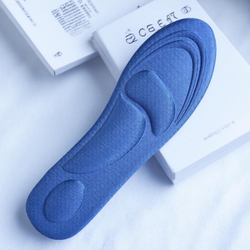 Plantar Fasciitis Insoles Memory Foam Arch Support Cushions for Foot Pain Relief Heel Metatarsal Support Shoe Inserts 1 Pair