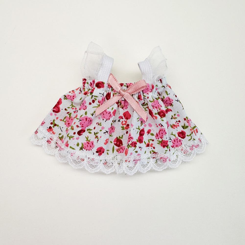 For 17cm Labubu Doll Dress Cute Doll Lovely Clothes Accessories Princess Dress Plush Dolls Clothes