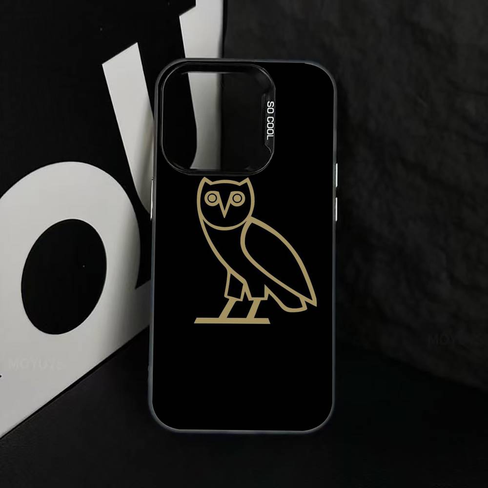 D-Dark O-Owl O-Night Phone Case For iPhone 17,16,15,14,13,12,11 Plus,Pro Max,XS,Colorful Silver Phone case Funda Cover iPhone16e