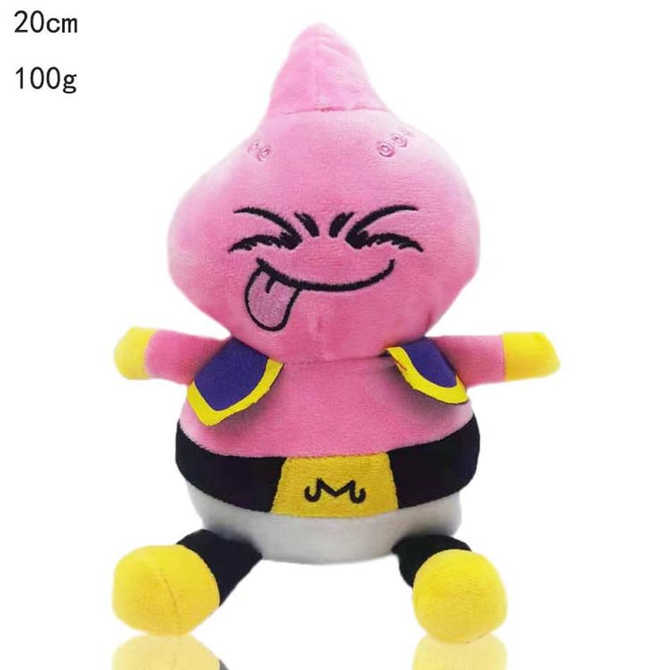 20cm DragonBall Japan Anime Plush Toys Super Saiyan Goku Vegeta Picollo Trunks Gohan Cartoon Figure Stuffed Dolls Child Gifts Cuddly Fluffy Huggable