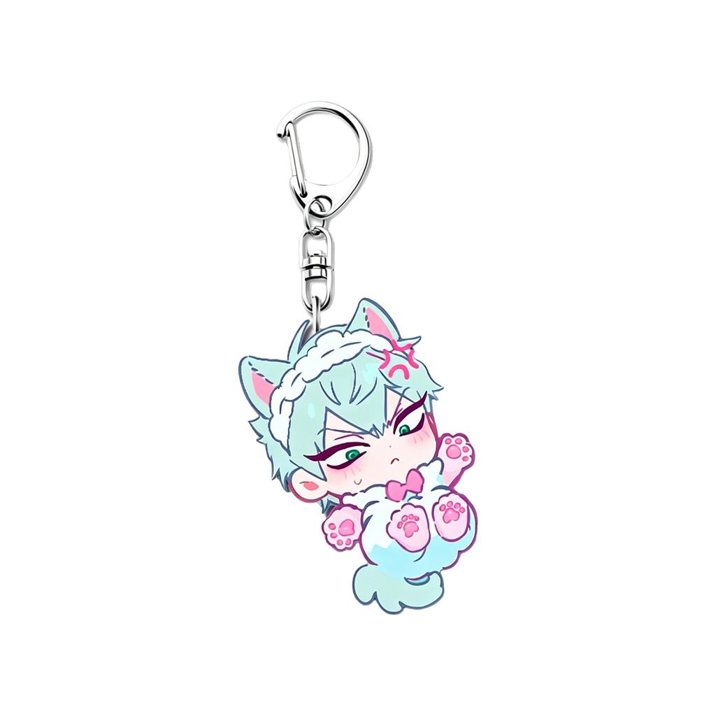 Anime Perifere Acryl Sleutelhanger Hanger, Schattige Student Anime Rugzak Hanger