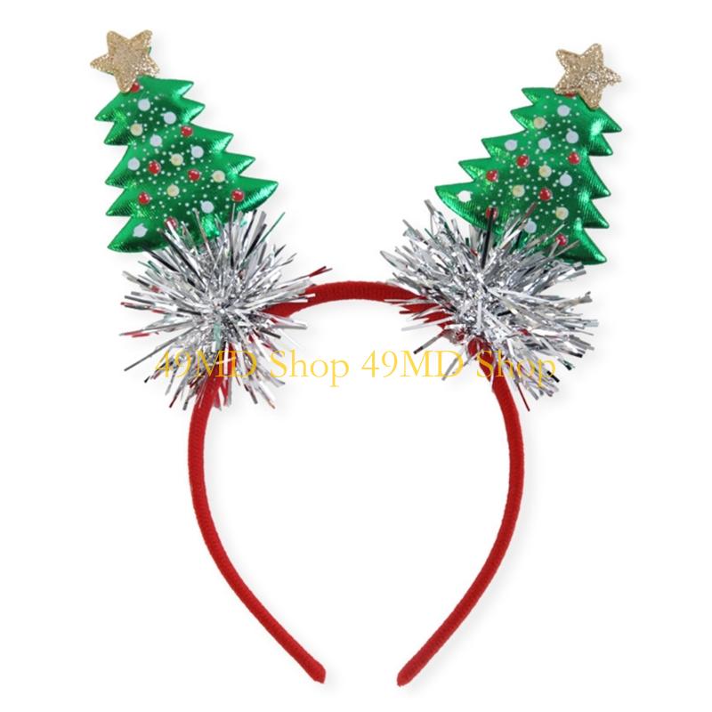 49MD Christmas Hairband For Kids Star Hairband For Holiday Party Wear