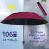12 Ribs Extra Large Windproof Auto Open/Close Umbrella UV Sun Rain Dual Use Compact Portable Travel Fashionable Men Women