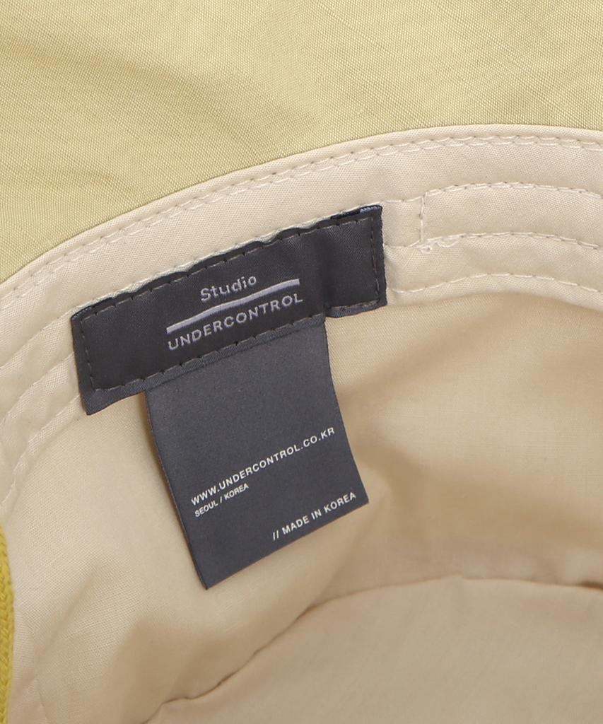 Eondeokeonteulolseutyudio Linen String Bucket Hat Fold Bucket / Linen String / Olive