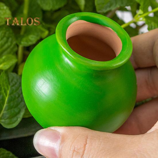 4 pezzi di gocciolatori per irrigazione in terracotta, picchetti per piante auto-irriganti, irrigatori a goccia in argilla di lunga durata per piante da interno ed esterno