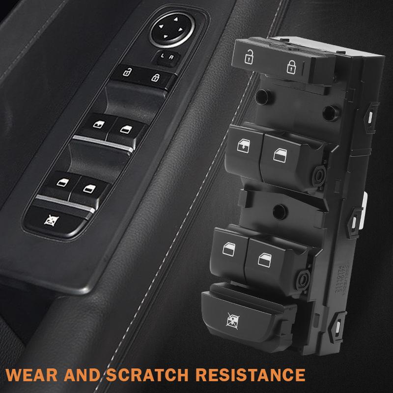 93571M6100 Front Left Power Window Switch Driver Side For Kia Forte    Black One Touch Down Only Left Hand Driver