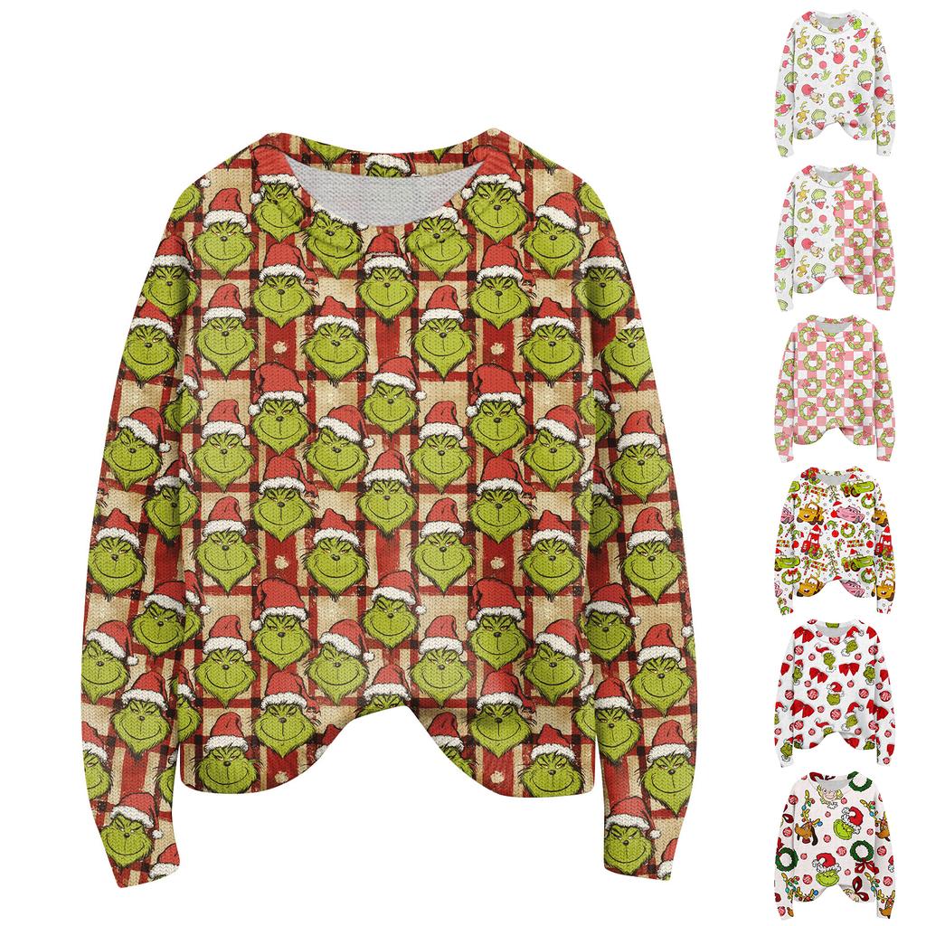 Women's Fashion Casual Long Sleeve Neck Sweater Pullover Top