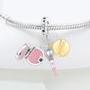 Copper Brush Beauty Pendant Charms Beads Fit Bracelets Diy Party Trendy Gifts Jewelry Accessory