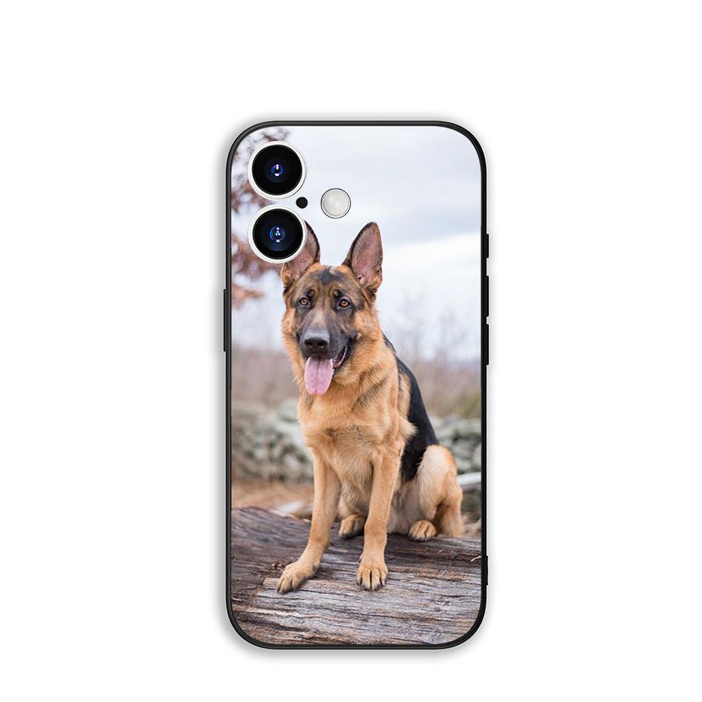 Phone Cover German Shepherd Lovely Dog Casing for Apple iPhone 16 15 14 Plus 13 12 Mini 17 Pro Max + ProMax 16E Air 15+ Case