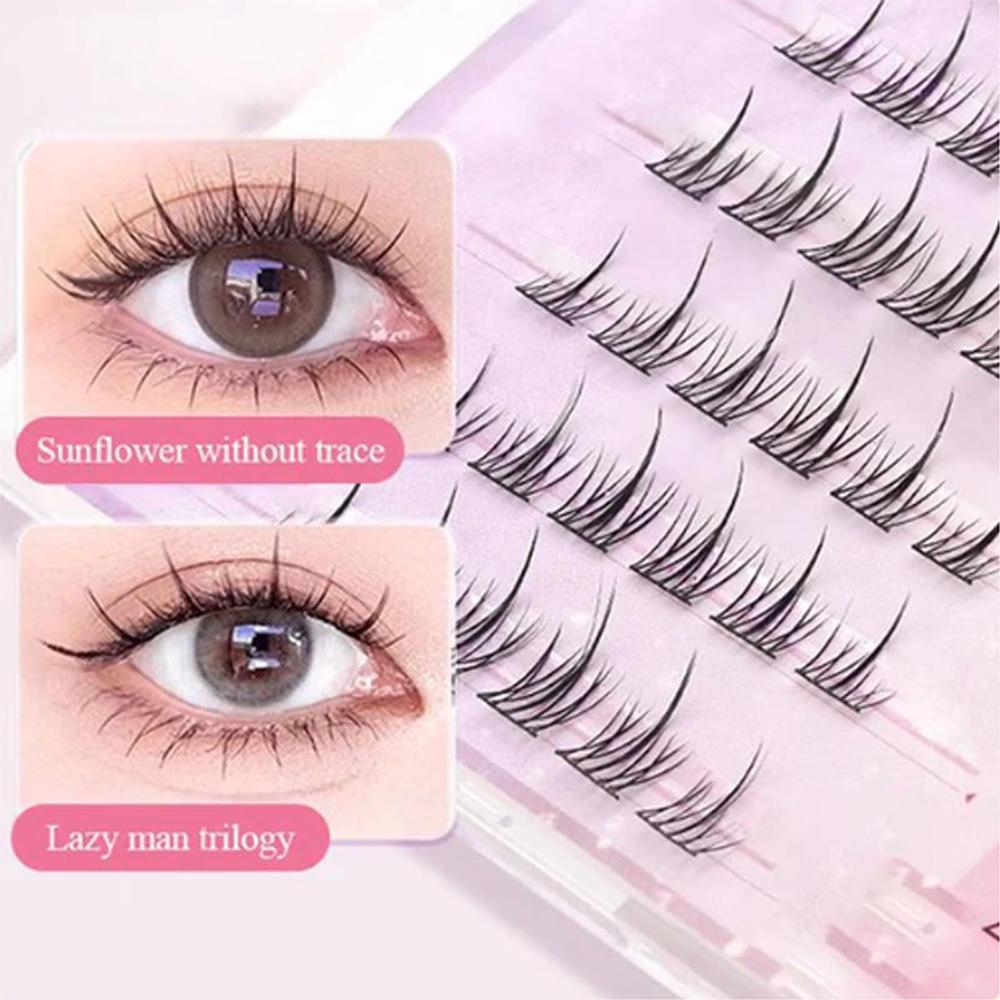 Press On Self Adhesive Cluster Lashes Accurate Lashes Self Adhesive  DIY Eyelash Extension