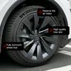 4PCS Hub Caps for Tesla Model Y Juniper 20-Inch 2025 Wheel Cover Performance Replacement Helix 2.0 Wheels Full Rim Accessories