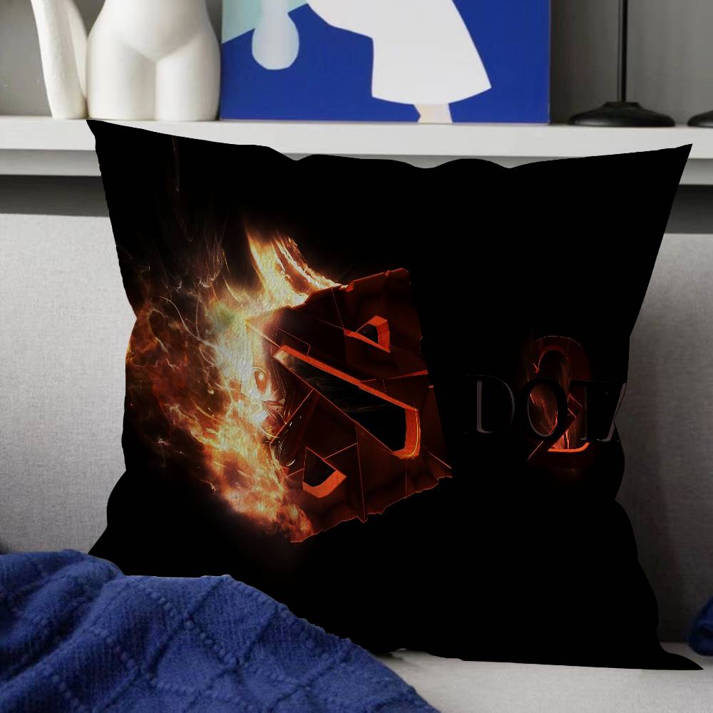D-Dota 2 Game Pillow Gift Home Office Decoration Bedroom Sofa Car Cushion Cover Case 45x45