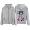 Anime The Apothecary Diaries Print Zip Up Hoodie Men Women Fashion Sweatshirts Loose Casual Oversized High Quality Zipper Jacket