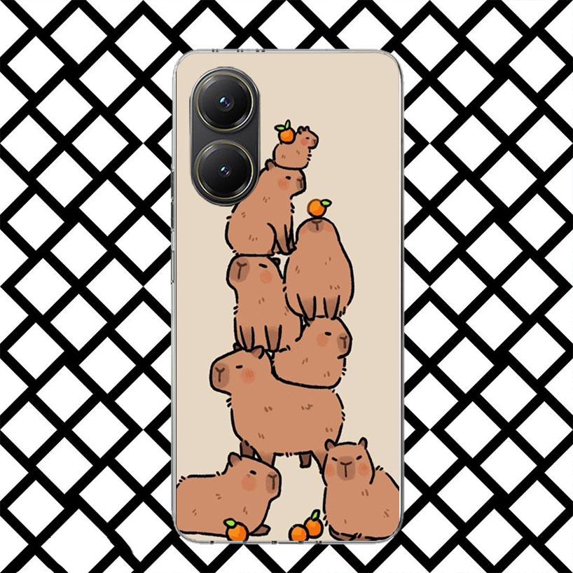 

Funny Capybara Cartoon Animal Phone Case for Xiaomi Poco F7 Ultra X7 X6 X5 Pro X4 Gt M8 M7 Redmi 15 15C 13 13C 12 12C Soft Cover Xiaomi Poco X5 Pro
