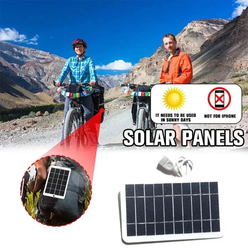 Solar Charger Portable W/USB-C Fast Charging for IPhone Samsung Power Banks Camping Hiking Emergency Power Supply EESBAO