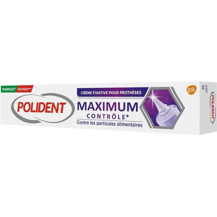 Polident Crème Fixative Maximum Contrôle 70g