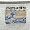 KENZO 90s Old Hokusai tag Long sleeve Cut M gray Women Used