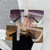 Barevné čtvercové sluneční brýle Dámské Pánské Bezrámové sluneční brýle Ženské Pánské Designová značka Unisex Cestovní Venkovní Oculos De Sol