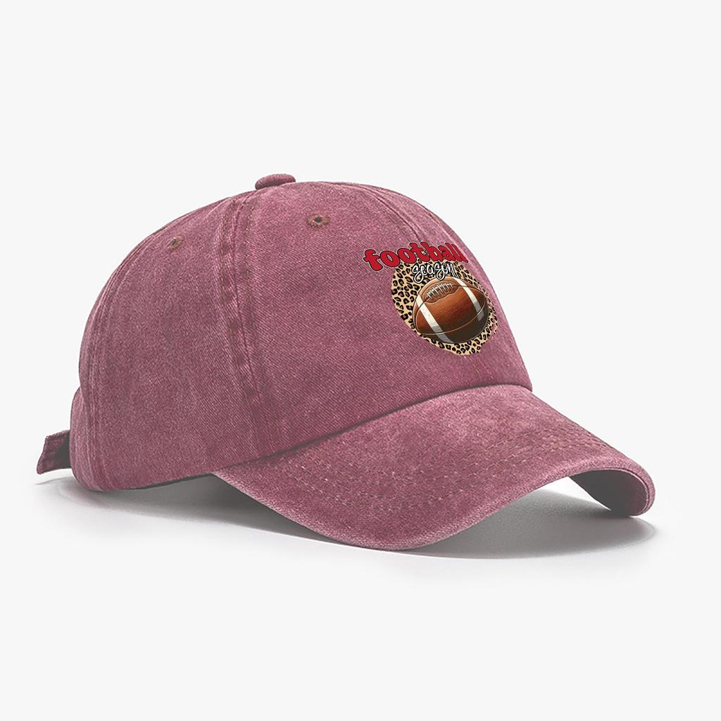 Original Classic Baseball Cap Men Football Print Hat Women Summer Washed Cotton Caps