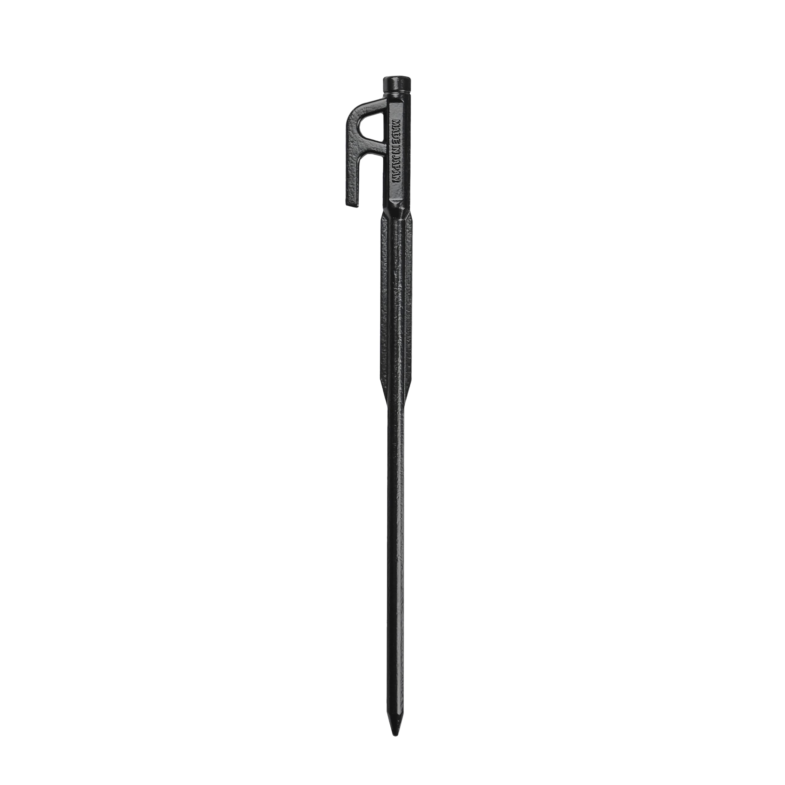 

CAPTAIN STAG Peg Forged Peg CS Forged Solid Peg 30cm Cation Electrodeposition Black Made in Japan UA-4548