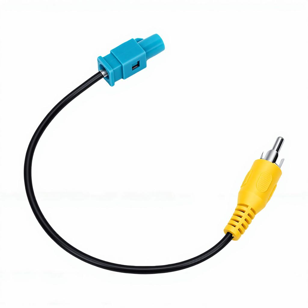 Fakra Cable 9.05 Inch Length Video Signal Transfer Fakra Backup Camera Harness Adapter