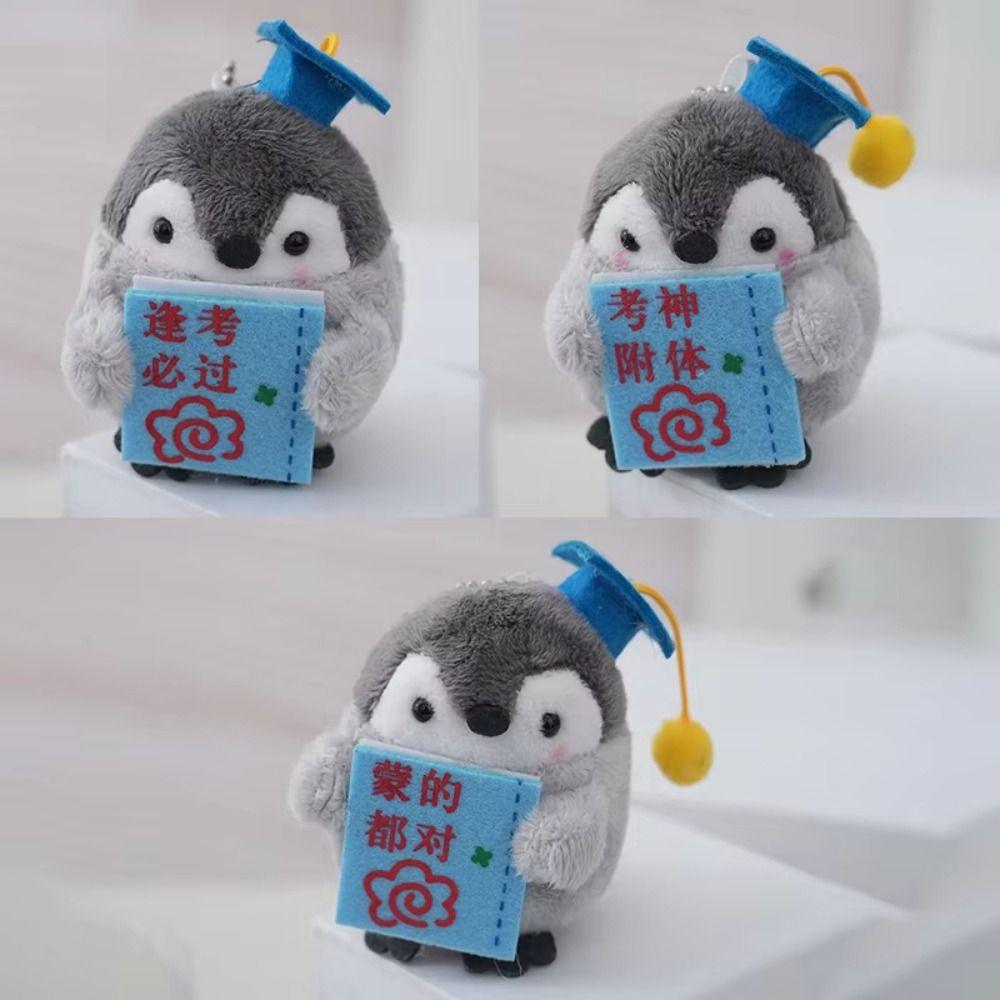Cute Cartoon Penguin Keychain Soft Plush Creative Pendant Plush Doll Soft Keychain  Gifts for Girls