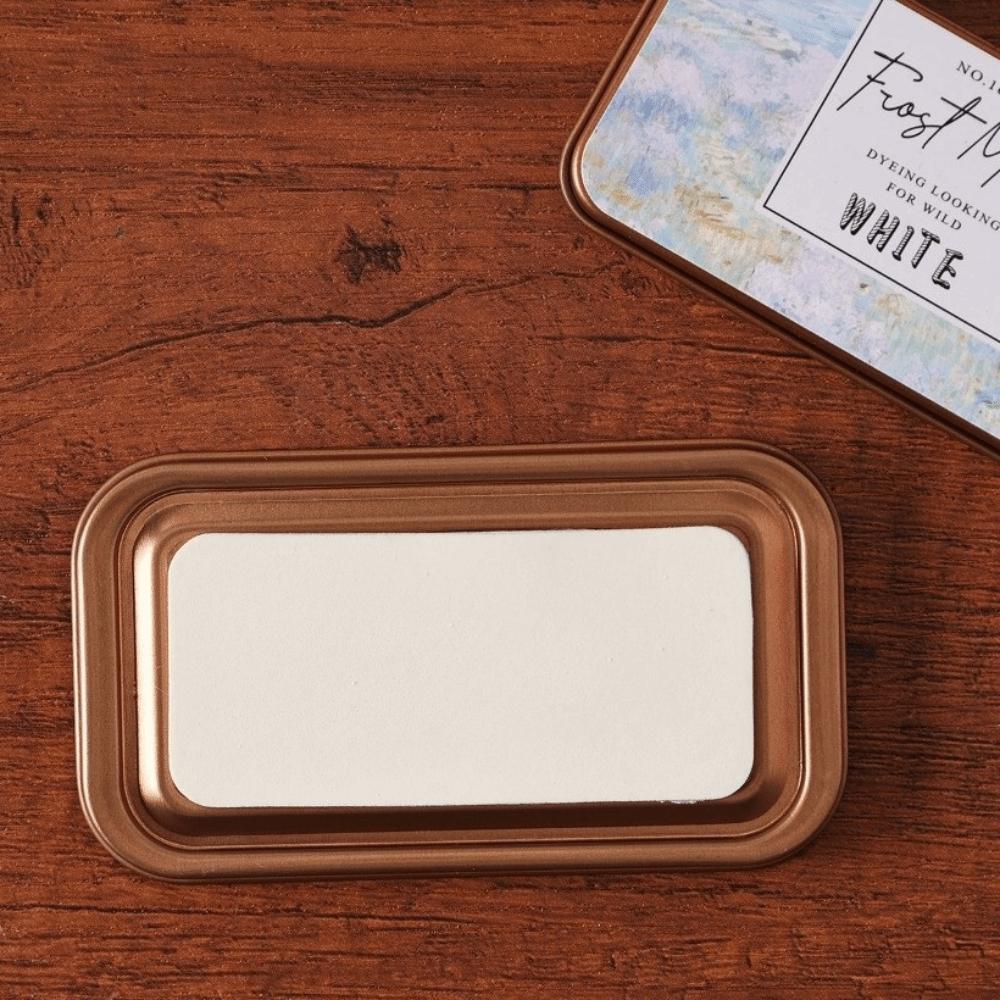New Colorful Vintage Ink Pad Easy to Use Stamp Pad Self Ink Stamp Rectangular Stationery Ink Pad Scrapbooking Making