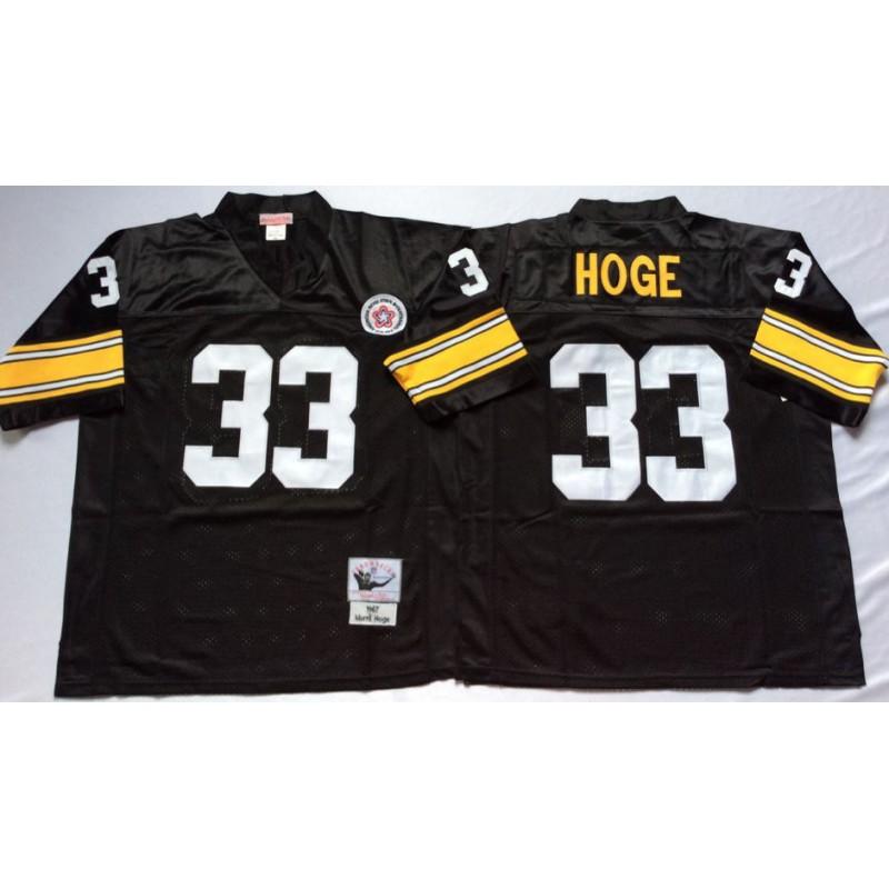 Pittsburgh Steelers Retro NFL Football Jersey Men Women Sportswear Cotton Blend Athletic Top