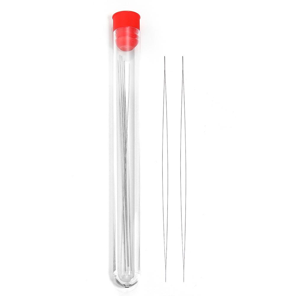 5pcs Beading Needles Open Big Eye Beading Pins For DIY  Necklace Jewelry Making Tools Accessories Self Threading Needle Pins