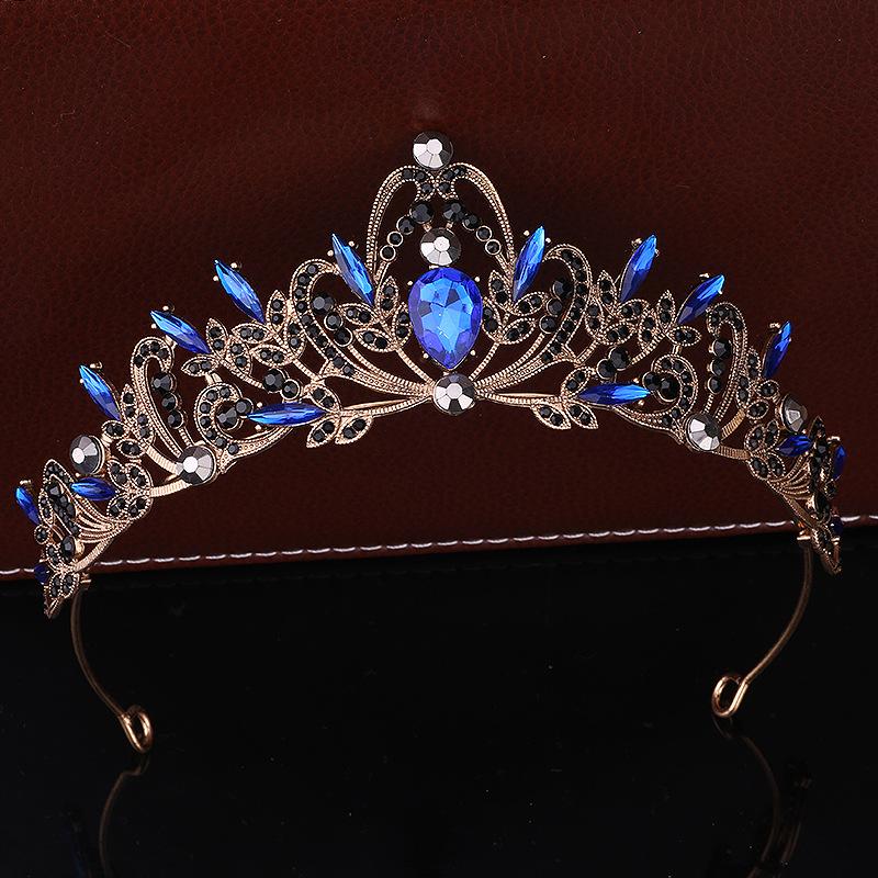 Bridal Diamond Crown Wedding Photography Matching Tiara Hair Accessories Princess Crown Girls Hairband Birthday Accessories
