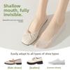 5 Pairs of Women's Summer Thin Wicking Cotton Bottom Invisible Shallow Mouth Non Slip Lace Boat Socks