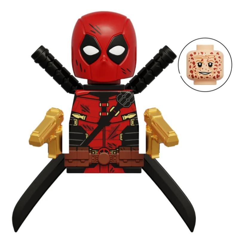 Ślepa Paczka Mini Klocki TV6205 Figurki Duży Goblin Spiderman Iron Man Venom Kapitan Hawk Deadpool Pancerz Boże Narodzenie Prezent Zabawka